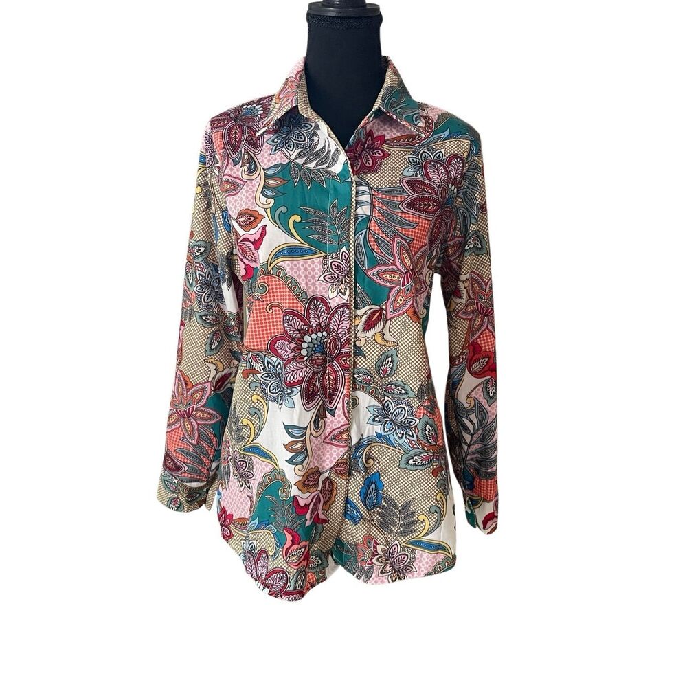 CherryBetty Paisley L/S Blouse/Top Small